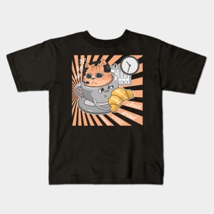 Embrace the Existential Dread Crisis Cat Kids T-Shirt